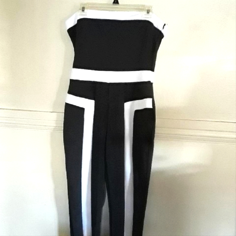 Black and White Jumpsuit